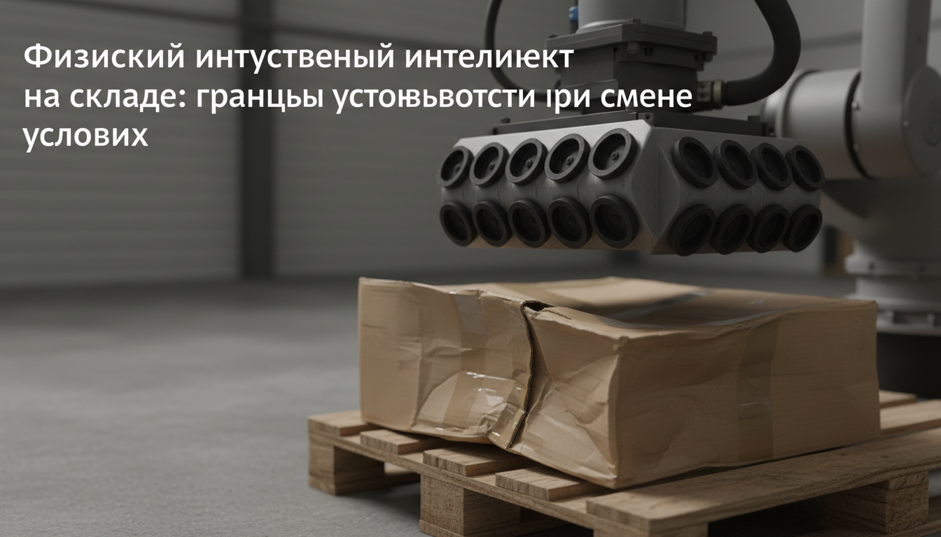 Физический искусственный интеллект на складе: границы устойчивости при смене условий