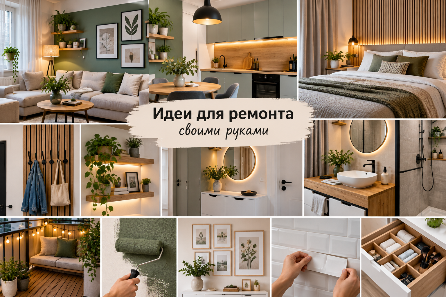 Идеи для бюджетного ремонта квартиры своими руками